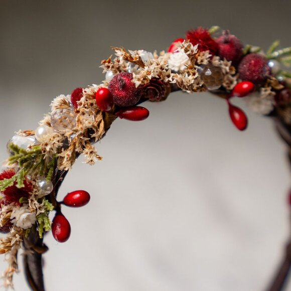 OFA Anna Winter Floral Headband | Frozen-Inspired Disney Princess Accessory main image 4